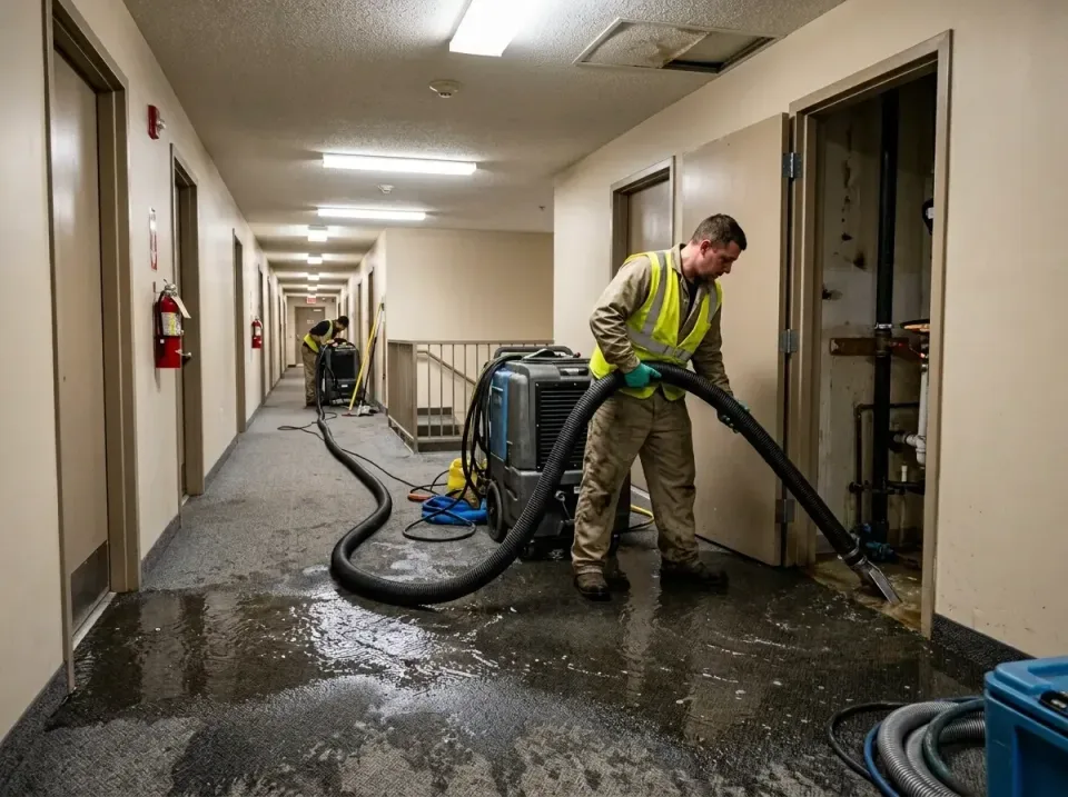 multi-unit-apartment-hallway-f-005 — frequently asked questions, Emergency Burst Pipe Water Extraction & Removal in Moundsvi…